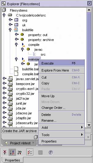 Figure 9: Working with Ant