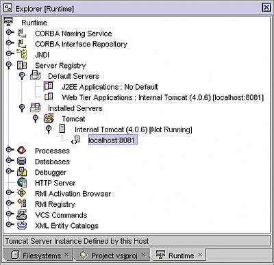 Figure 6: The internal server