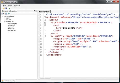 Programming Office documents with Open XML - XML tutorial - developer Fusion