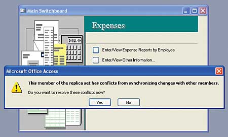 Once synchronisation has occurred, the user will be shown a dialog alerting them to the fact